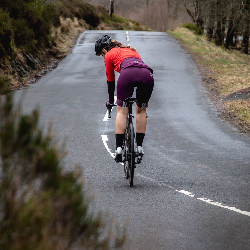 Women's FS260 Bibshort DS - Aubergine - XXS