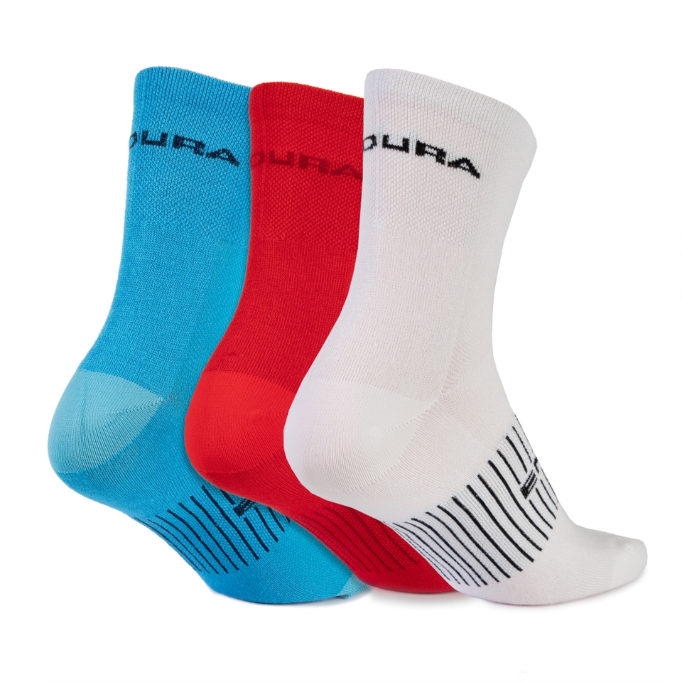 Men's Coolmax® Race Sock (Triple Pack) - White - S-M
