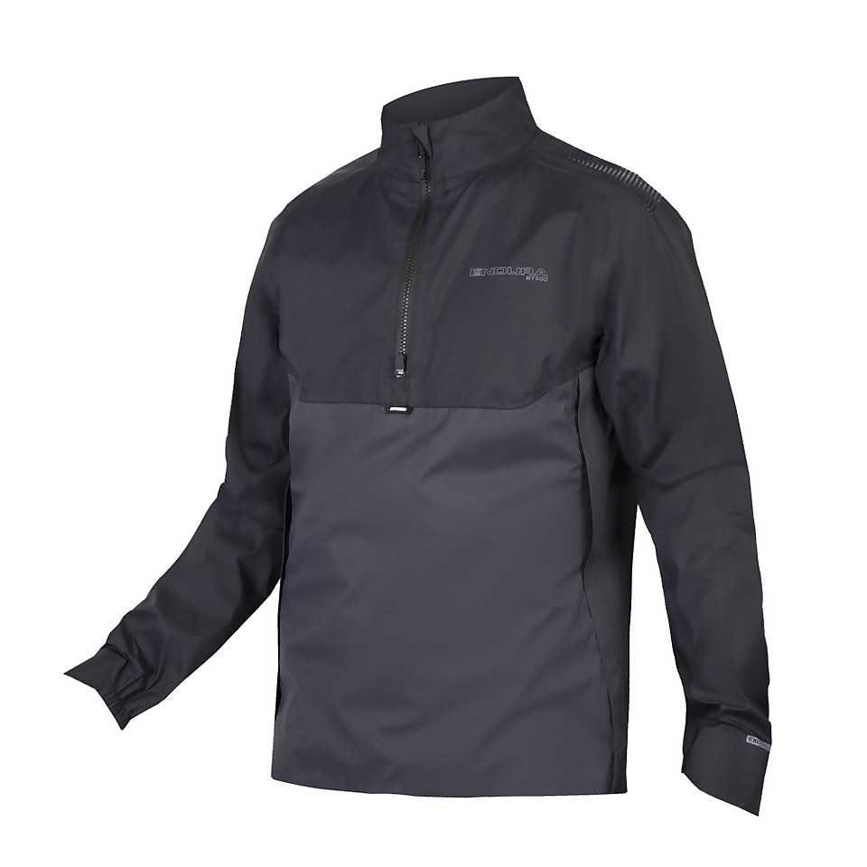 Men's MT500 Lite Pullover Waterproof Jacket - Black - M