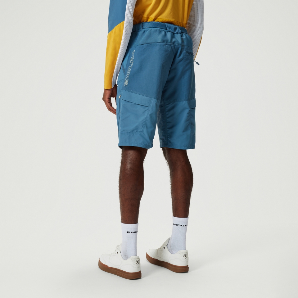 Men's Hummvee Short with Liner - Blue Steel - 2XL