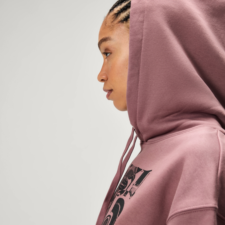Unisex 'Gearworks' Hoodie - Dusky Mauve - XL