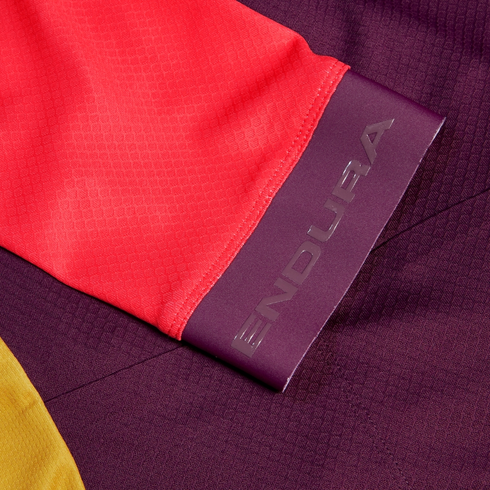 Women's FS260 Print S/S Jersey - Pomegranate - XL