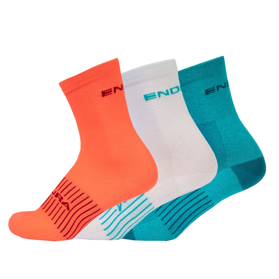 Women's Coolmax® Race Sock (Triple Pack) - Pacific Blue - One Size