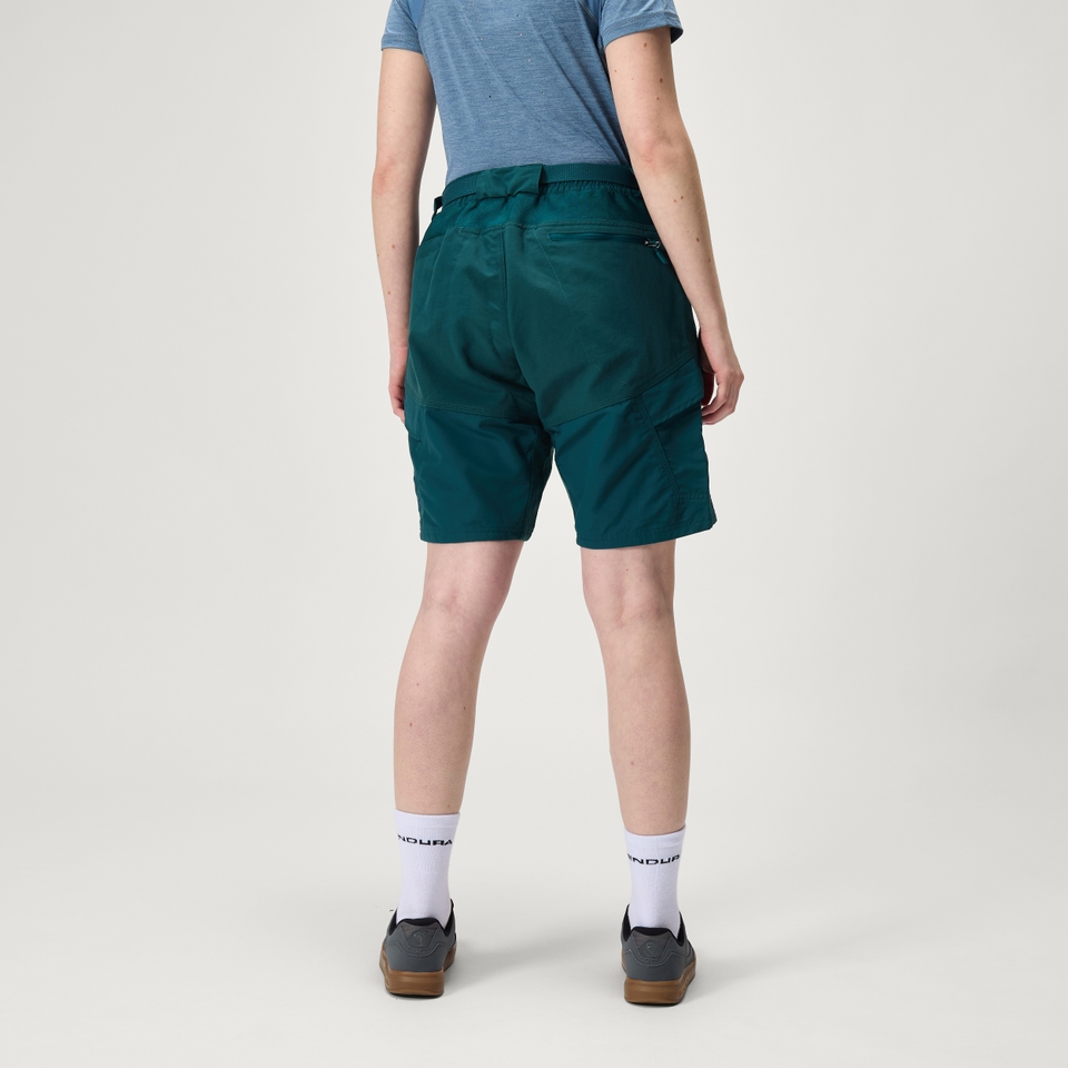 Women's Hummvee Short with Liner - Deep Teal - XL