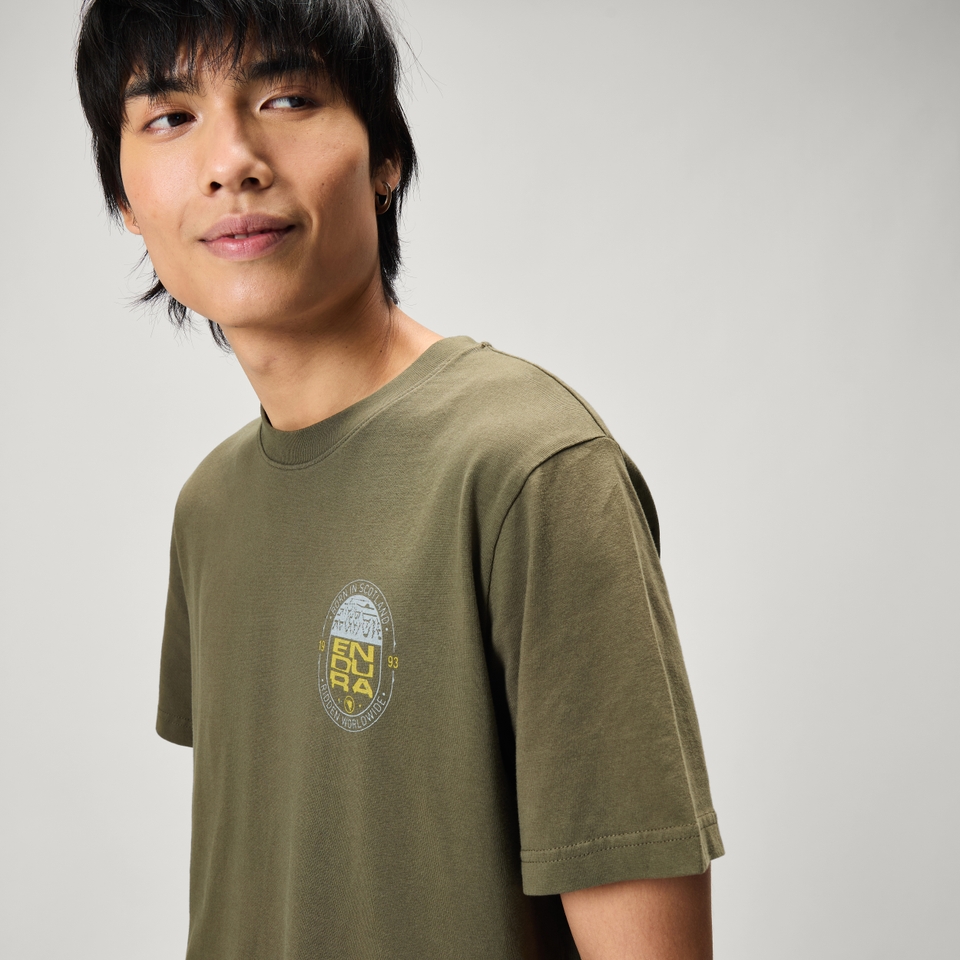 Unisex 'Ninety Three' T-Shirt - Hunter Green - S