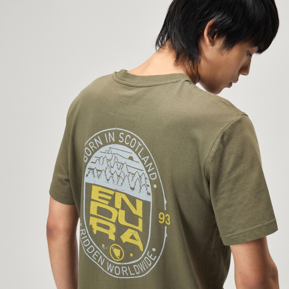 Unisex 'Ninety Three' T-Shirt - Hunter Green - S