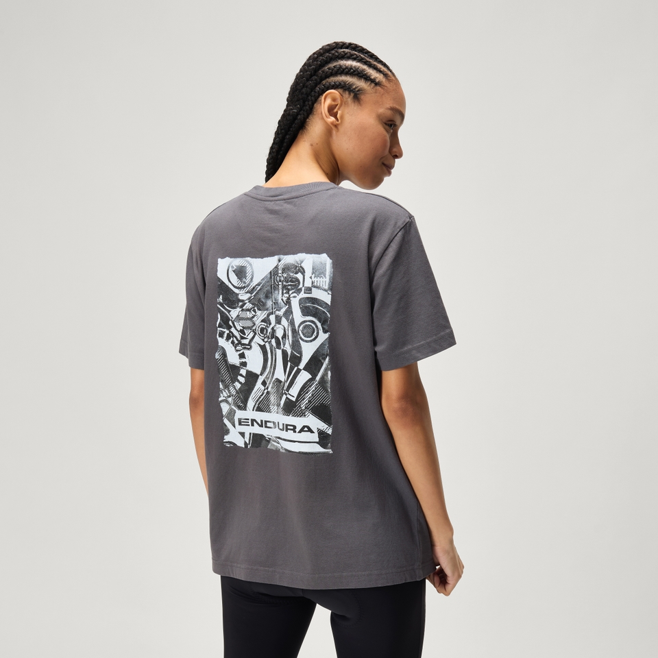 Unisex 'Gearworks' T-Shirt - Pewter - M