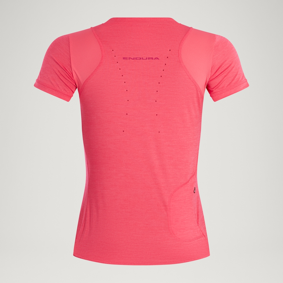 Women's SingleTrack S/S Jersey - Punch Pink - XL