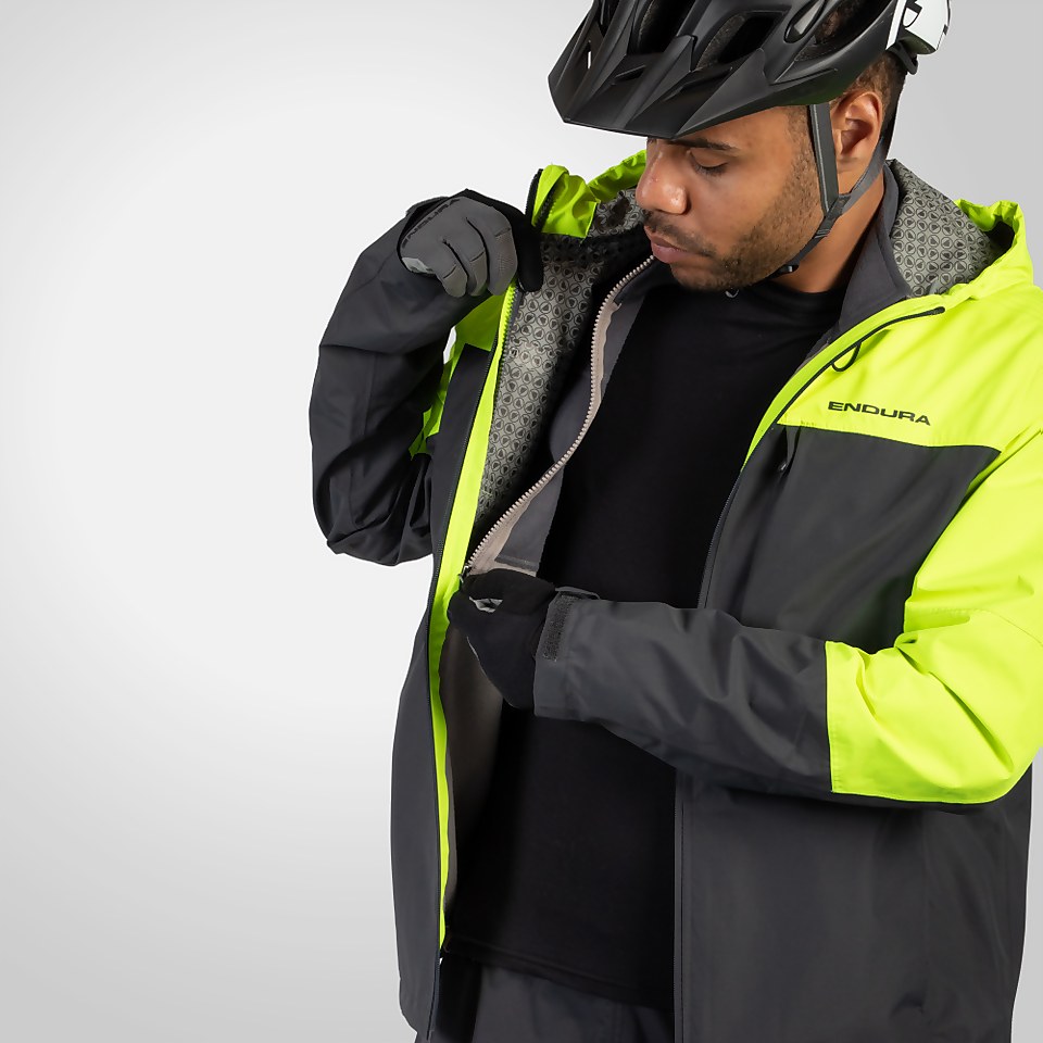 Men's Hummvee 3-In-1 Waterproof Jacket - Hi-Viz Yellow - 2XL