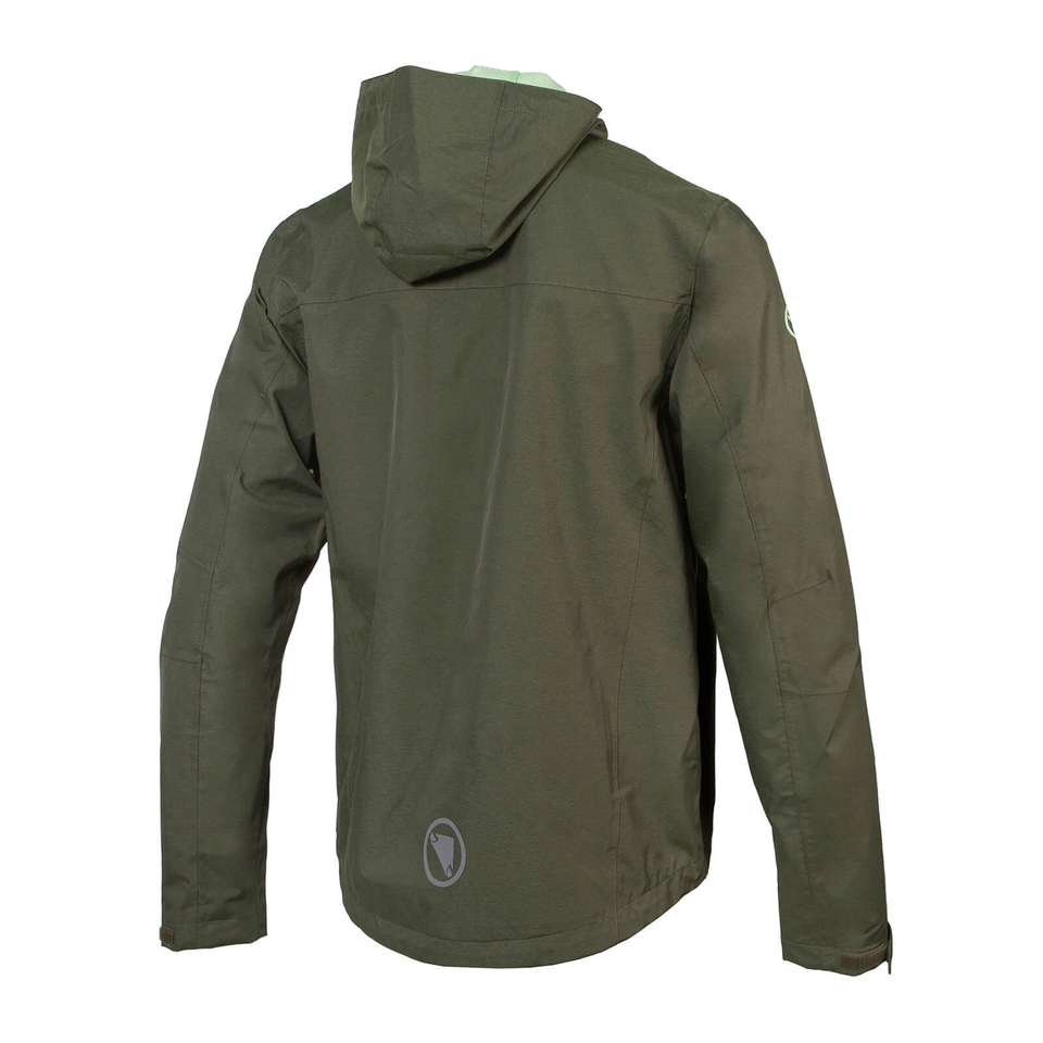 Men's Hummvee Waterproof Hooded Jacket - Bottle Green - XXXL