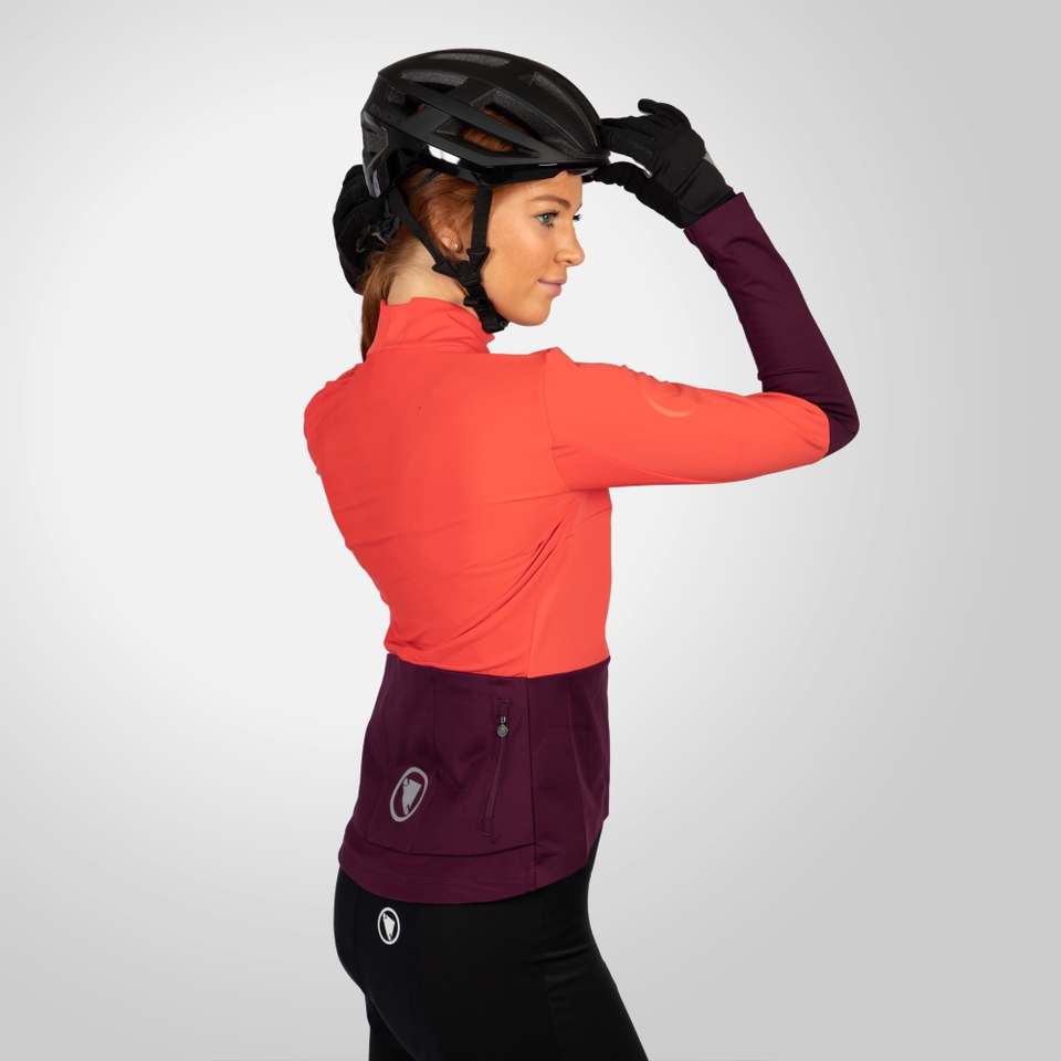 Women's FS260 Jetstream L/S Jersey - Aubergine - M