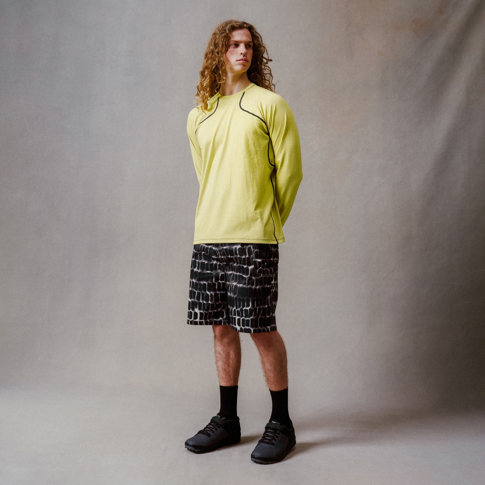 Unisex Long Sleeve Corner Shirt Celery - S