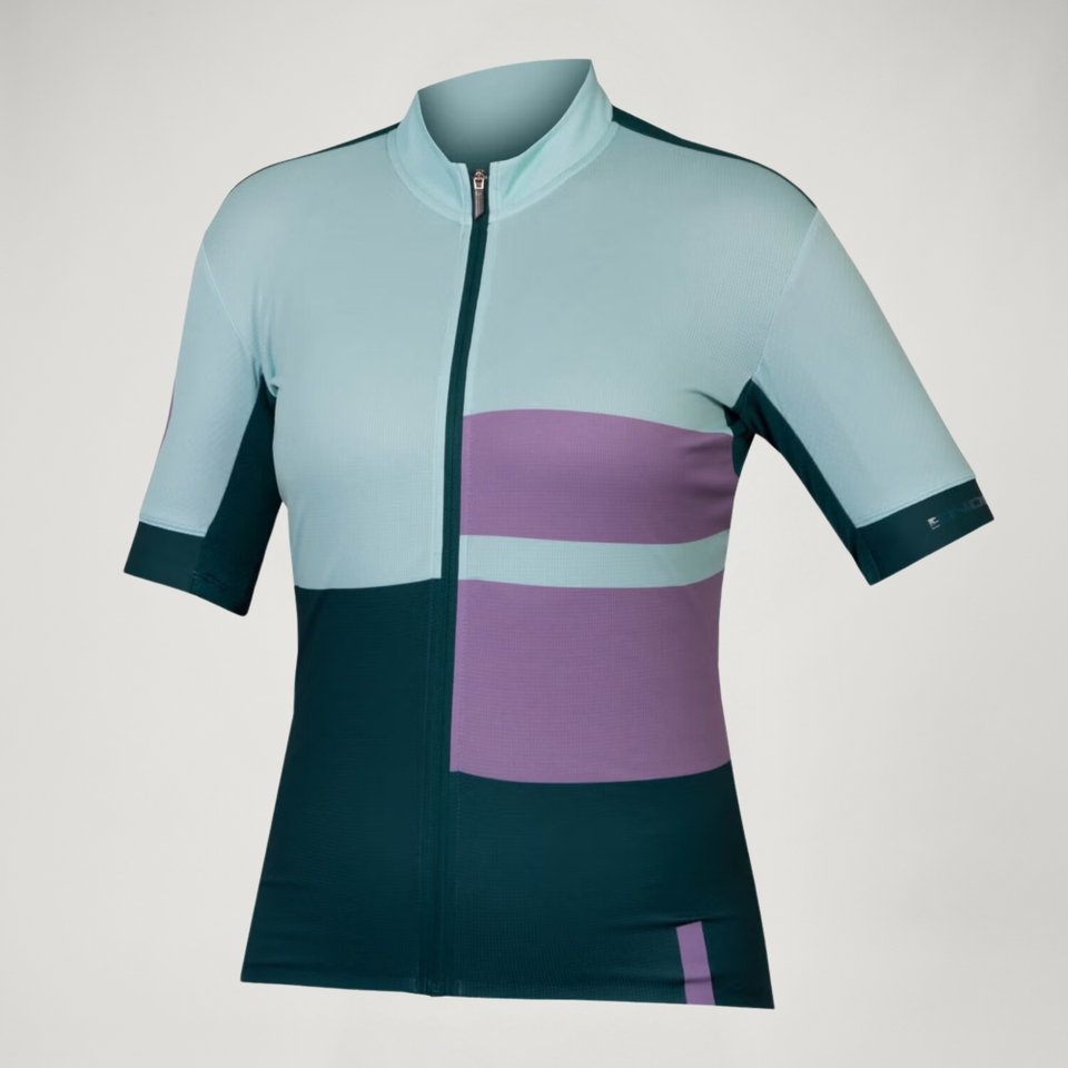 Women's FS260 Print S/S Jersey - Violet - XL