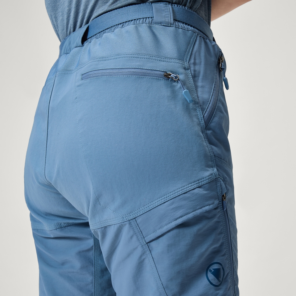 Women's Hummvee Short with Liner - Blue steel - XL