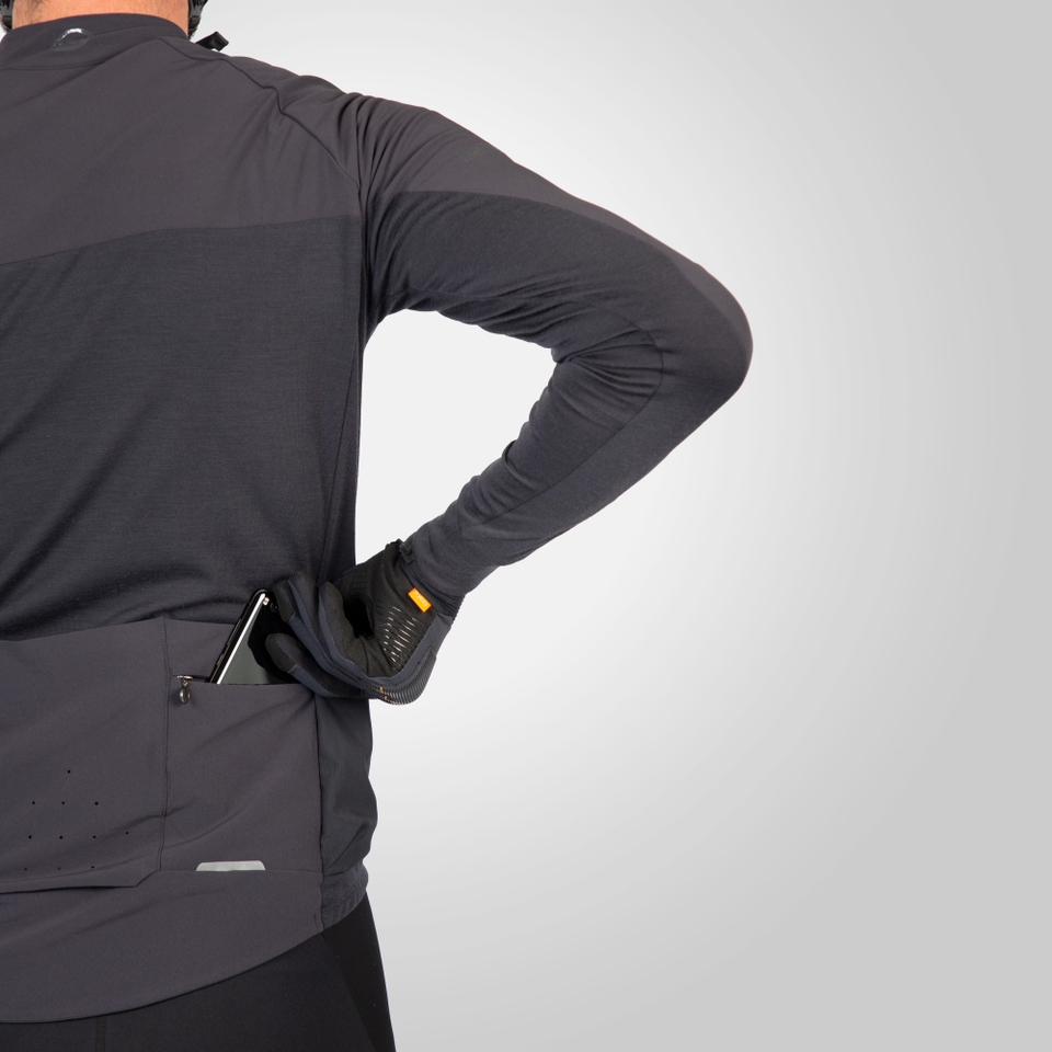 Men's GV500 L/S Jersey - Black - XXL