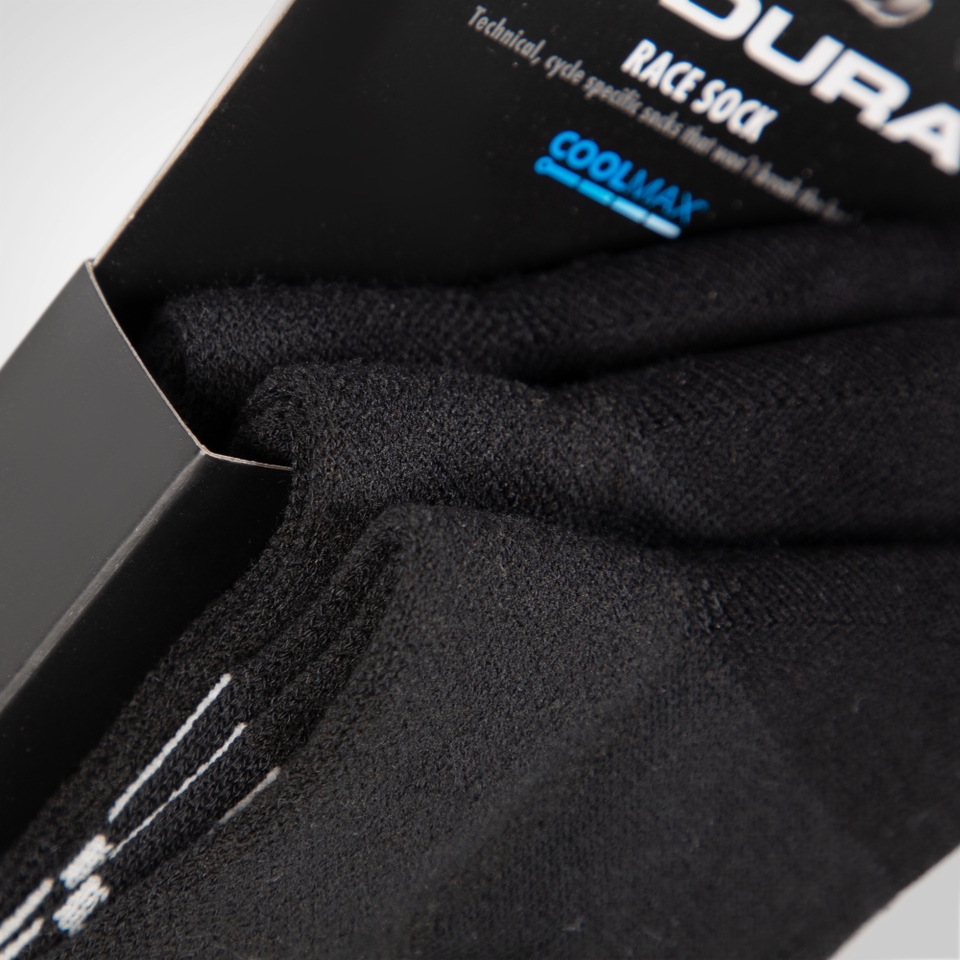 Men's Coolmax® Race Sock (Triple Pack) - Black - S-M