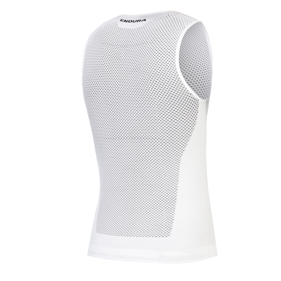 Men's Fishnet S/L Baselayer II - White - S-M