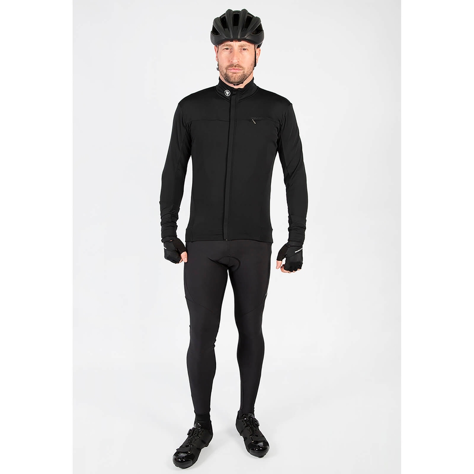 Men's Xtract Roubaix L/S Jersey - Black - XXL