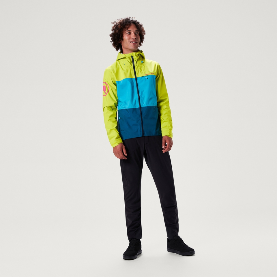 Men's SingleTrack Jacket II - Lime Green - L