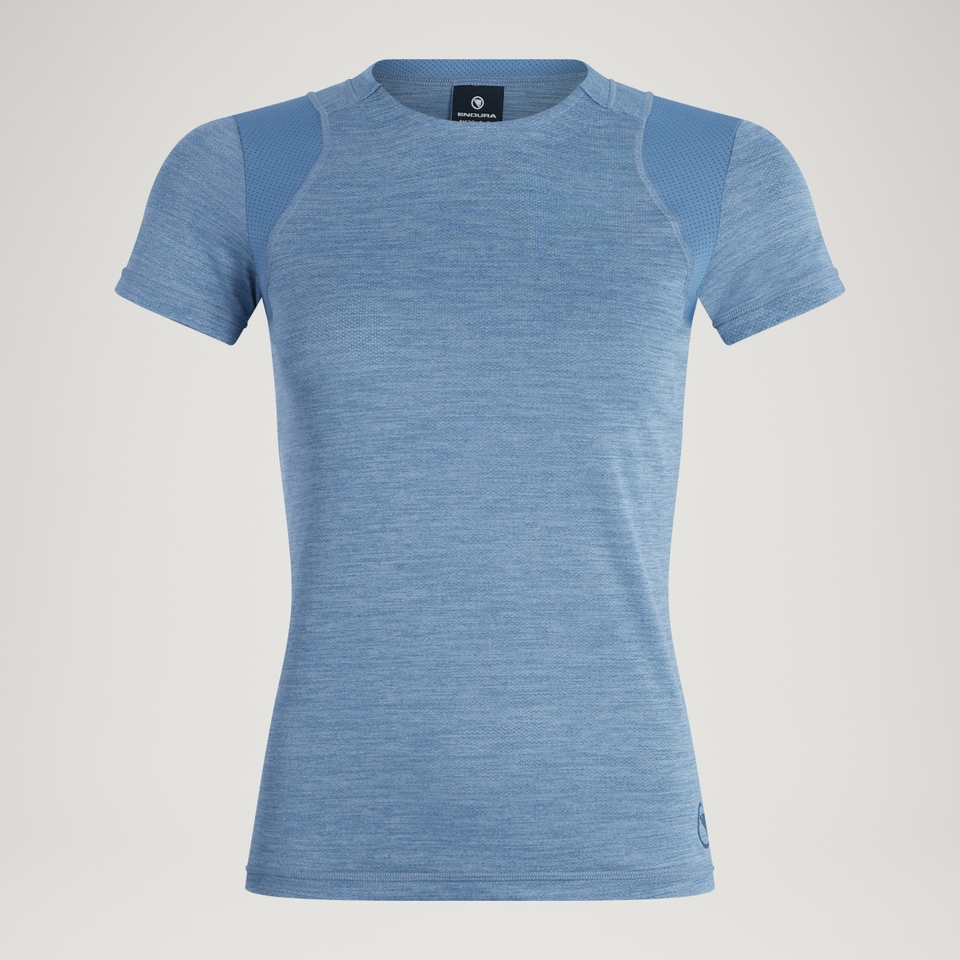 Women's SingleTrack S/S Jersey - Blue steel - XL