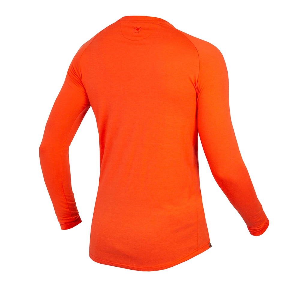Men's BaaBaa Blend L/S Baselayer - Paprika - XL