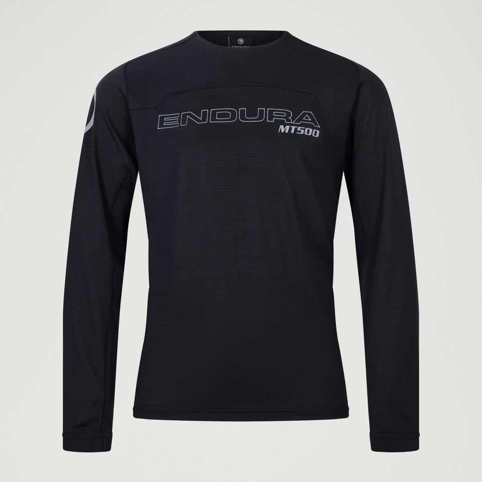 Kid's MT500 Burner L/S Jersey - Black - 11-12