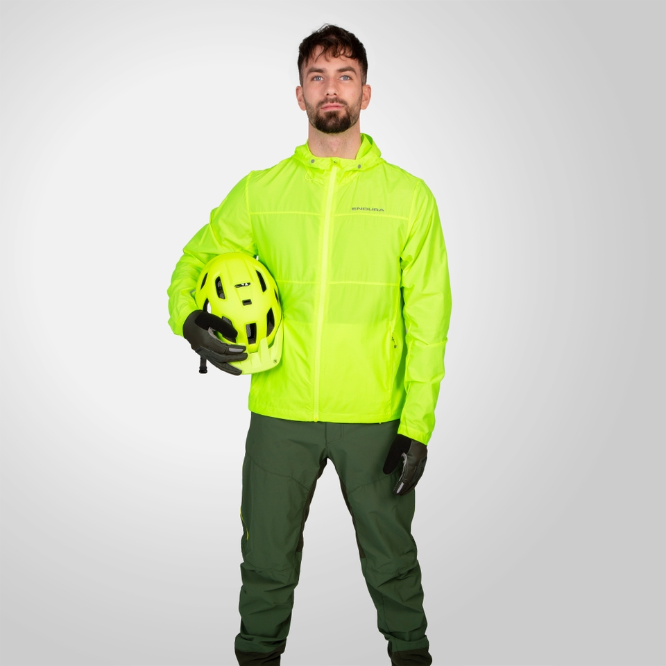 Men's Hummvee Windproof Shell Jacket - Hi-Viz Yellow - XXXL