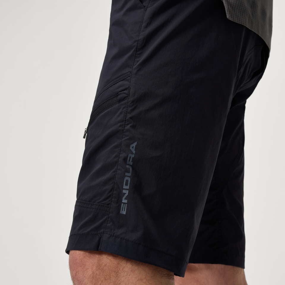 Men's Hummvee Lite Short with Liner - Black - XXL
