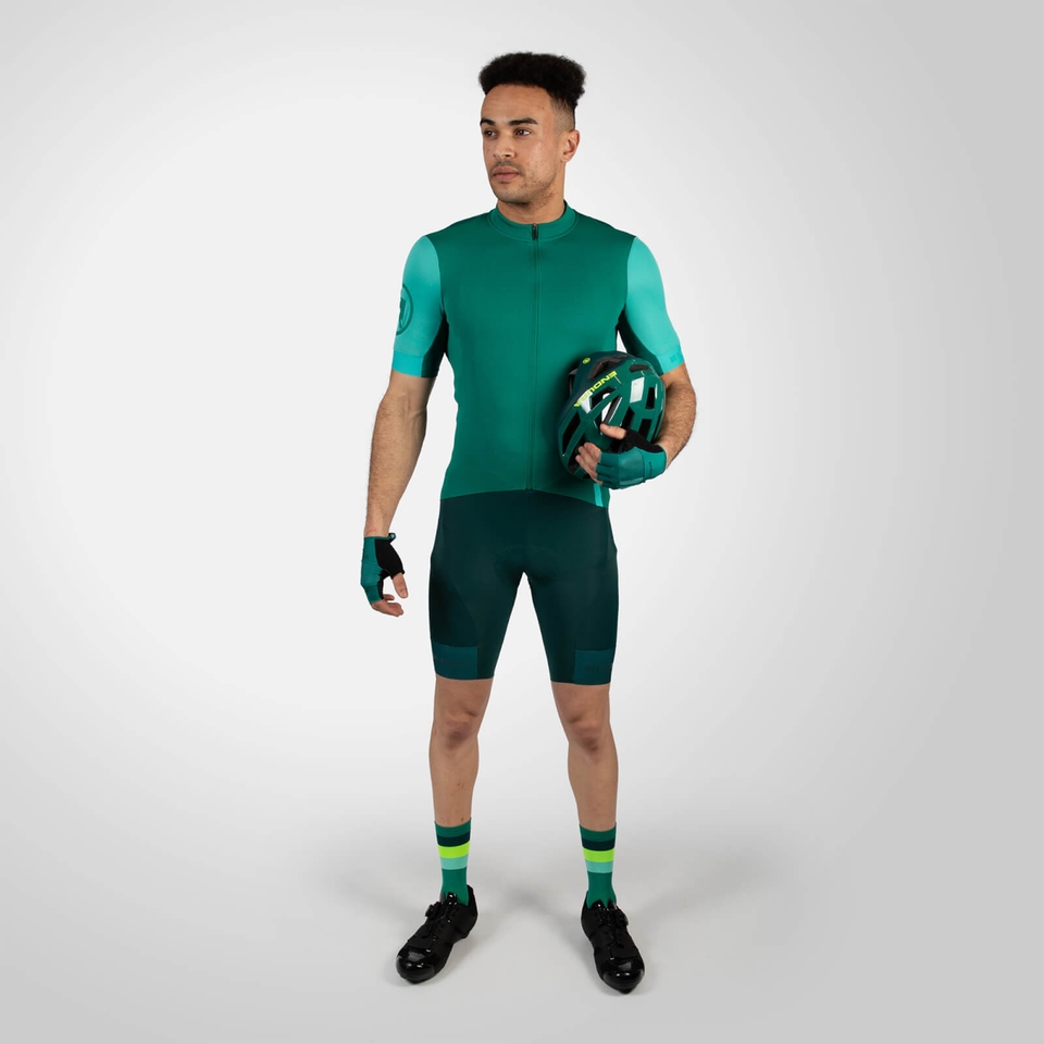 Men's FS260 S/S Jersey - Emerald Green - XXL (Relaxed Fit)