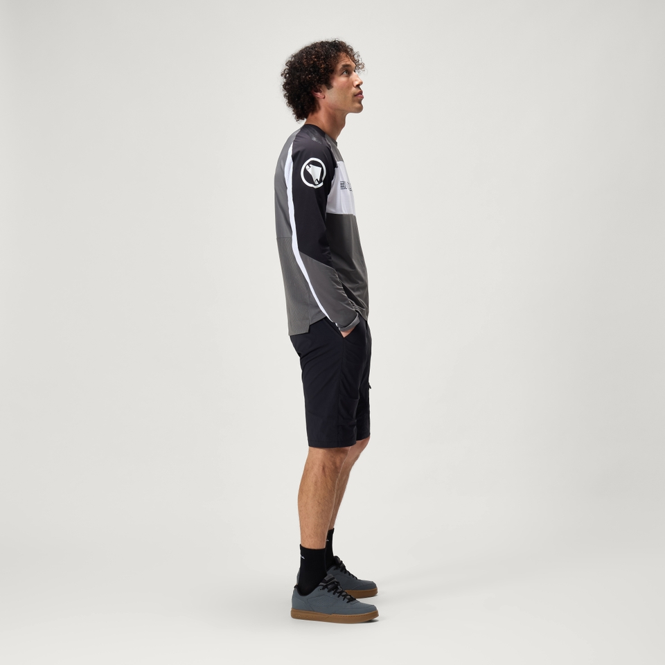 Men's Hummvee Lite Short with Liner - Black - XXL