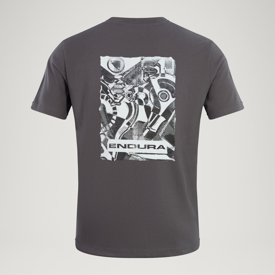 Unisex 'Gearworks' T-Shirt - Pewter - M