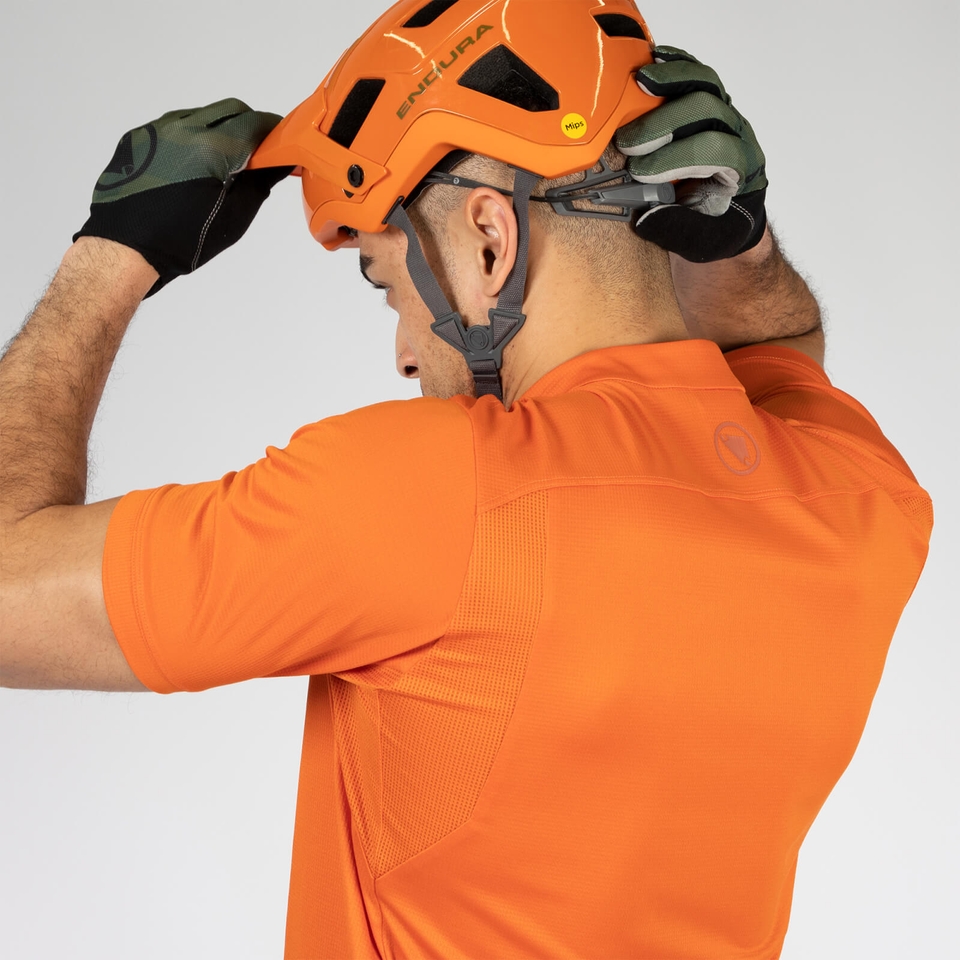 Men's Hummvee S/S Jersey II - Mango - XXXL