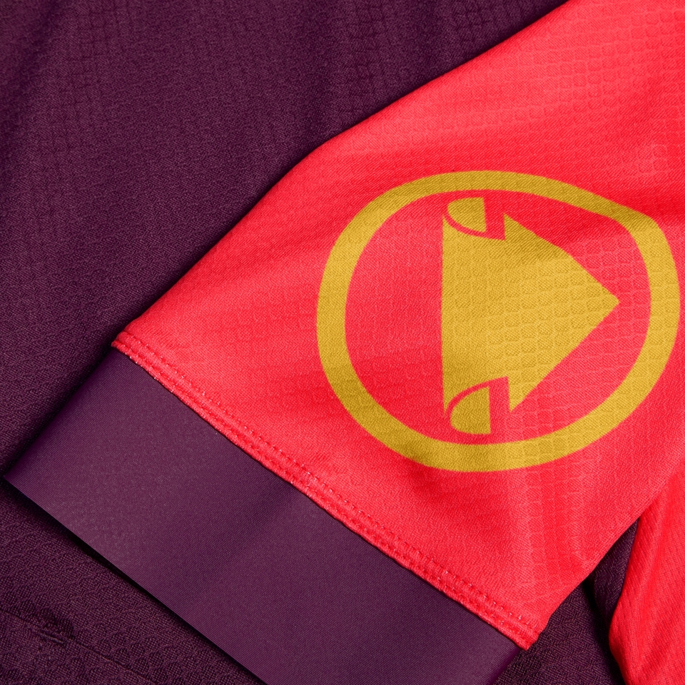 Women's FS260 Print S/S Jersey - Pomegranate - XL