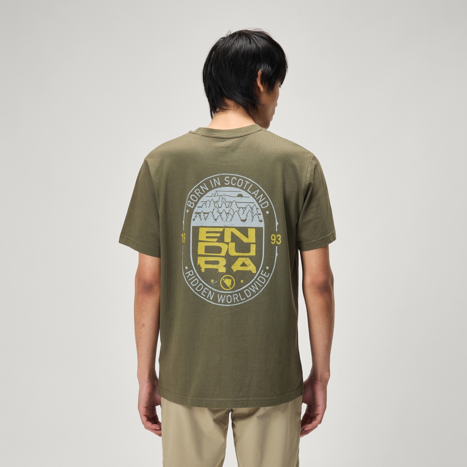 Unisex 'Ninety Three' T-Shirt - Hunter Green - S