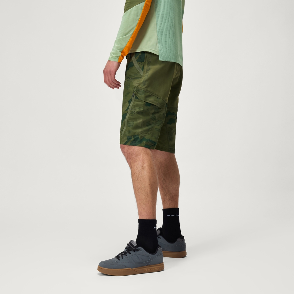 Men's Hummvee Short with Liner - Tonal Olive - XL