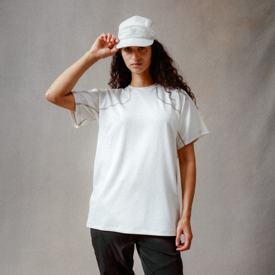 Unisex Short Sleeve Corner Shirt Whisper White - M