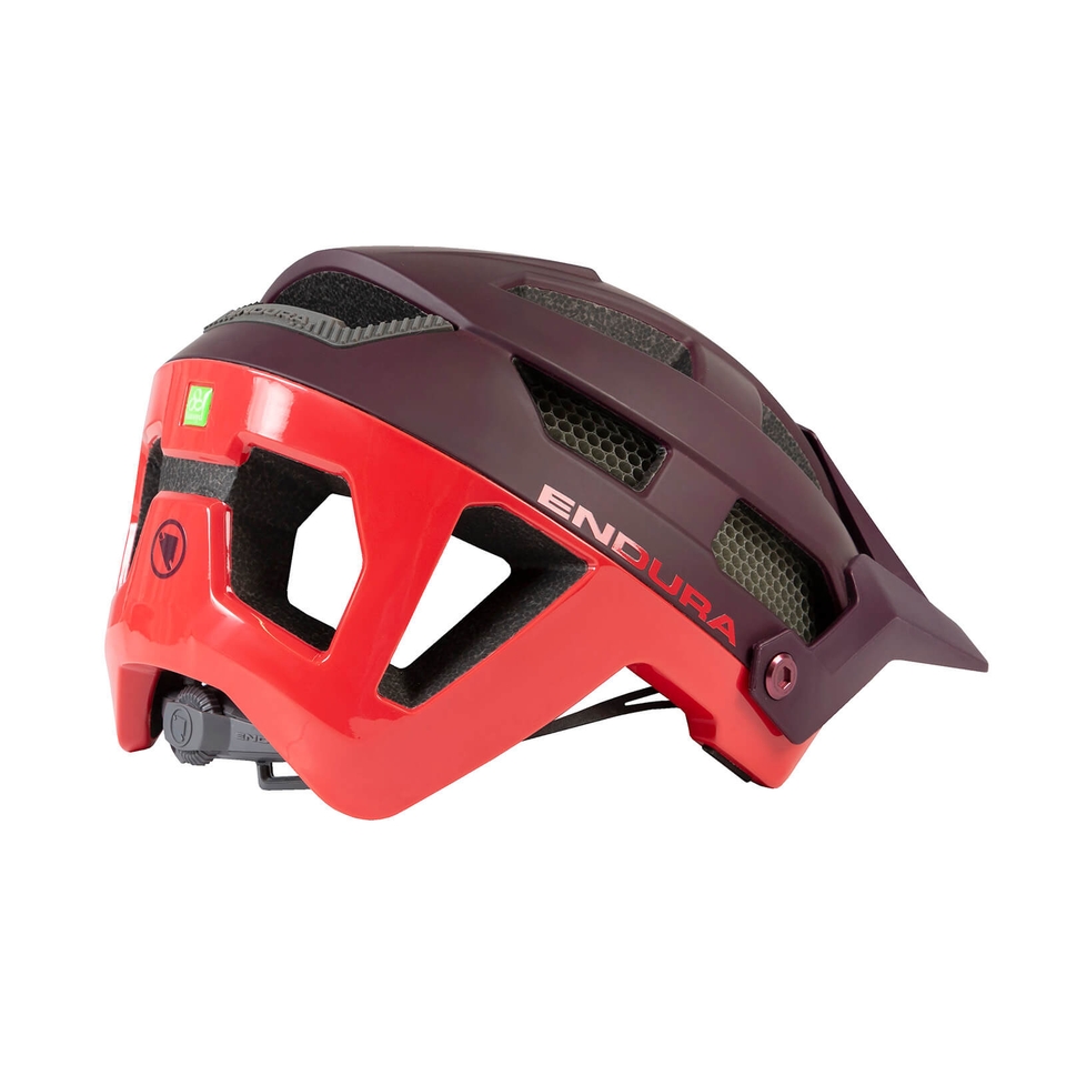 SingleTrack Helmet - Pomegranate - S-M