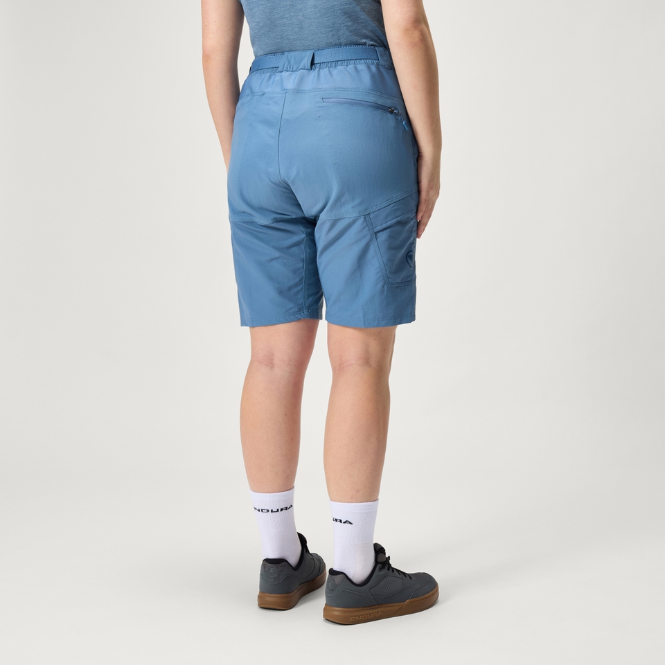 Women's Hummvee Short with Liner - Blue steel - XL