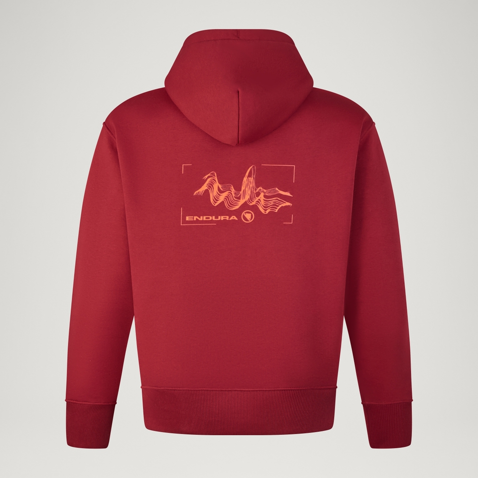 Unisex 'Fluctuate' Hoodie - Aubergine - 2XL