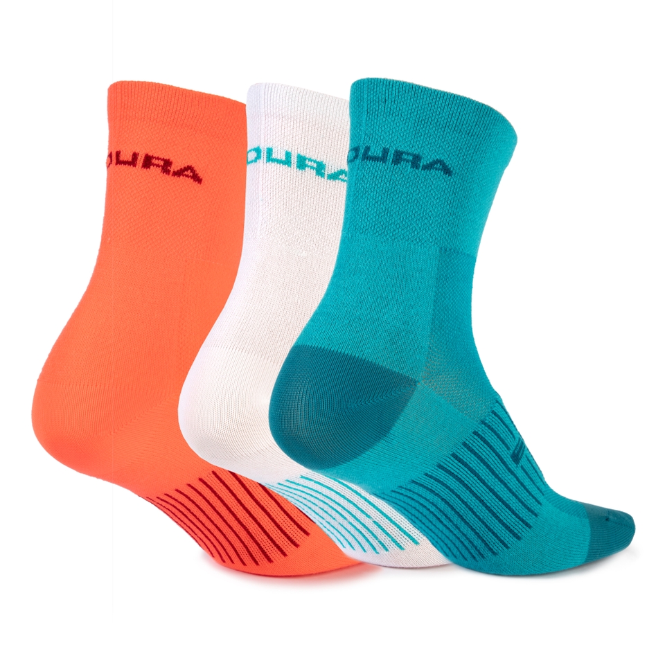 Women's Coolmax® Race Sock (Triple Pack) - Pacific Blue - One Size