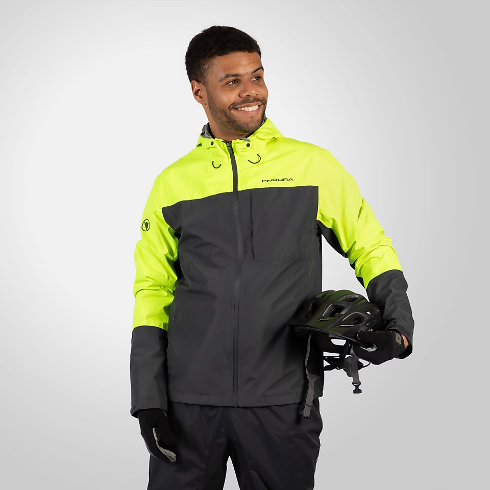 Men's Hummvee 3-In-1 Waterproof Jacket - Hi-Viz Yellow - 2XL