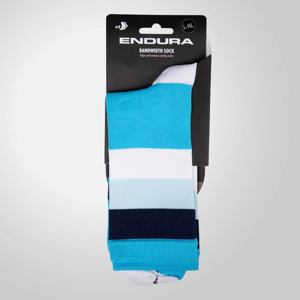 Men's Bandwidth Sock - Hi-Viz Blue - S-M