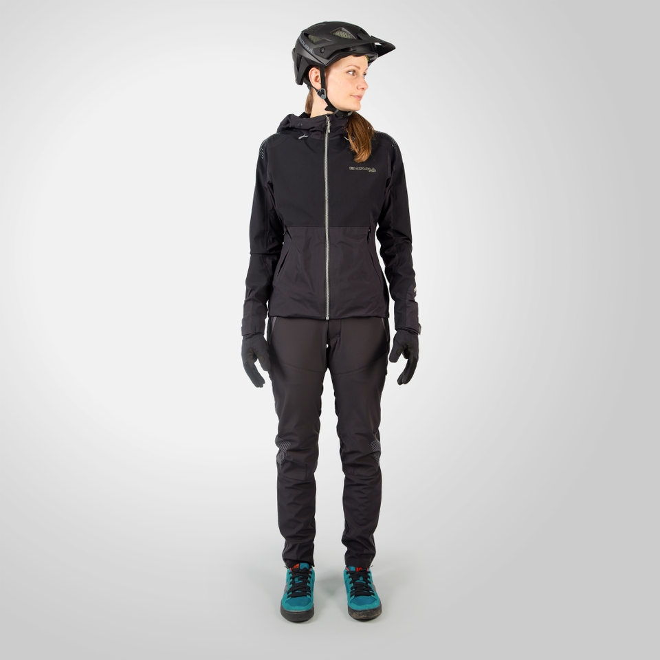 Women's MT500 Waterproof Jacket - Black - XL