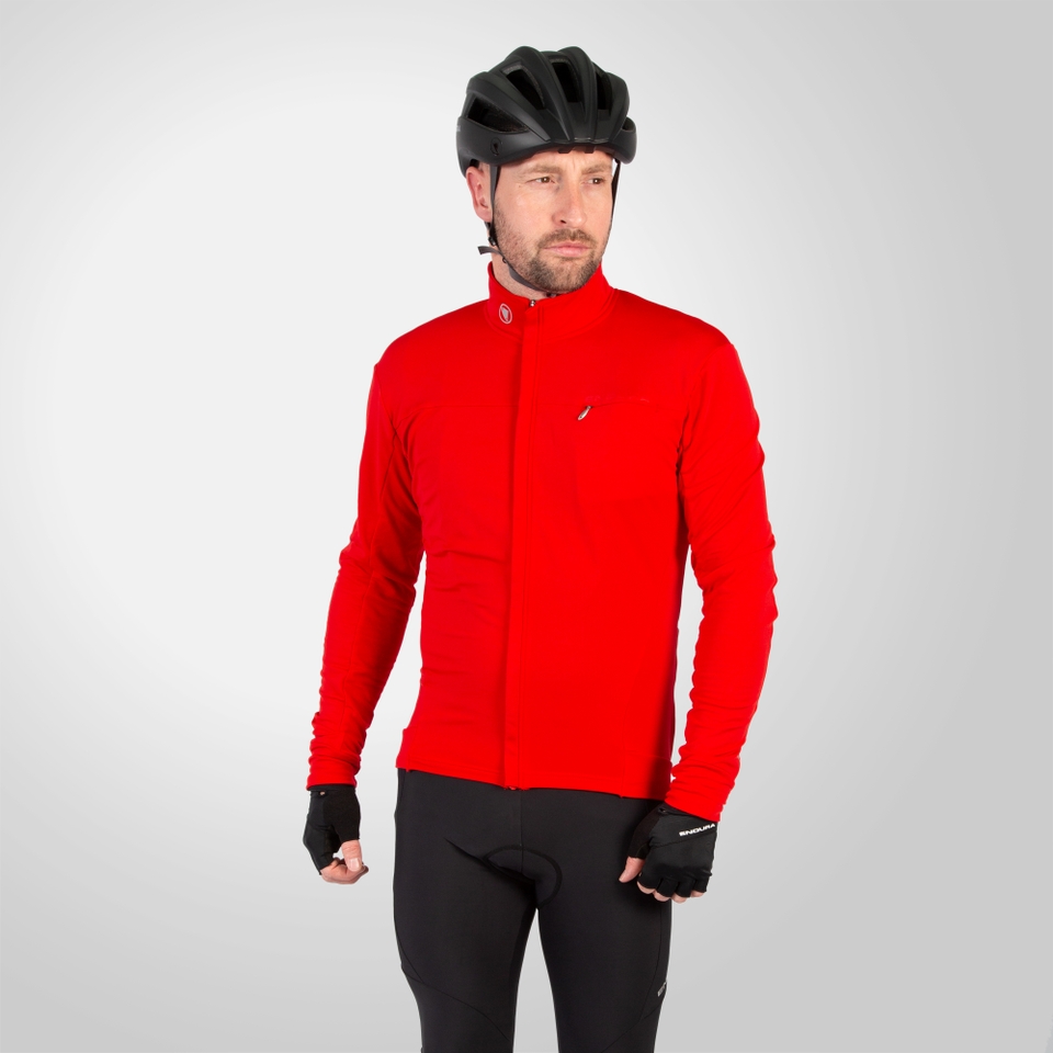 Men's Xtract Roubaix L/S Jersey - Red - XXL