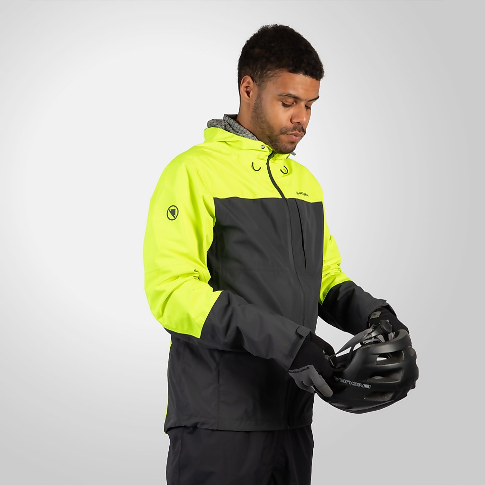 Men's Hummvee 3-In-1 Waterproof Jacket - Hi-Viz Yellow - 2XL