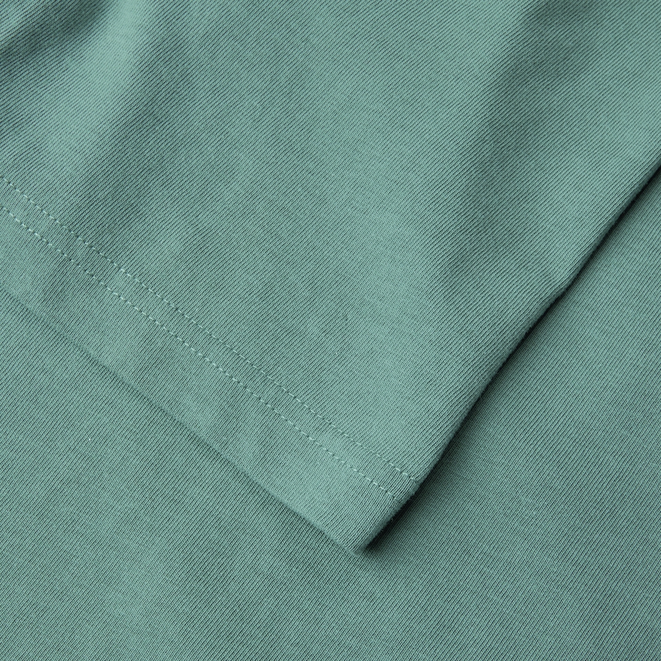 Unisex 'Linear Block' T-Shirt - Moss - L