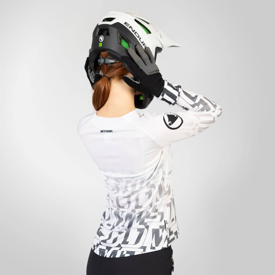 MT500 Full Face Helmet - White - S-M