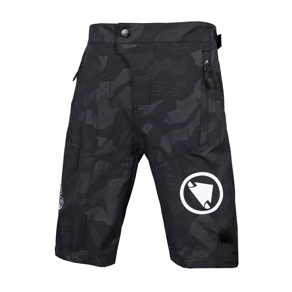 Kid's MT500JR Burner Short - Black Camo - 9-10yrs
