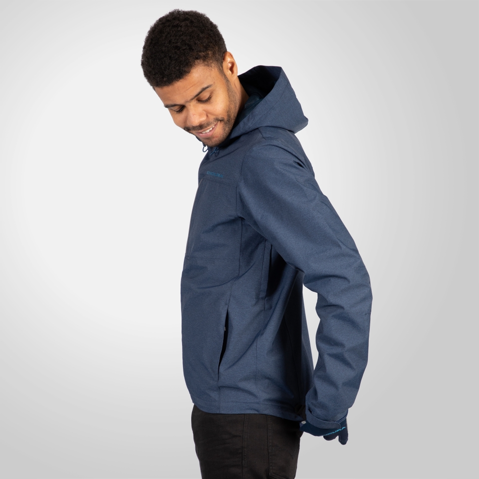 Men's Hummvee Waterproof Hooded Jacket - Ink Blue - 2XL