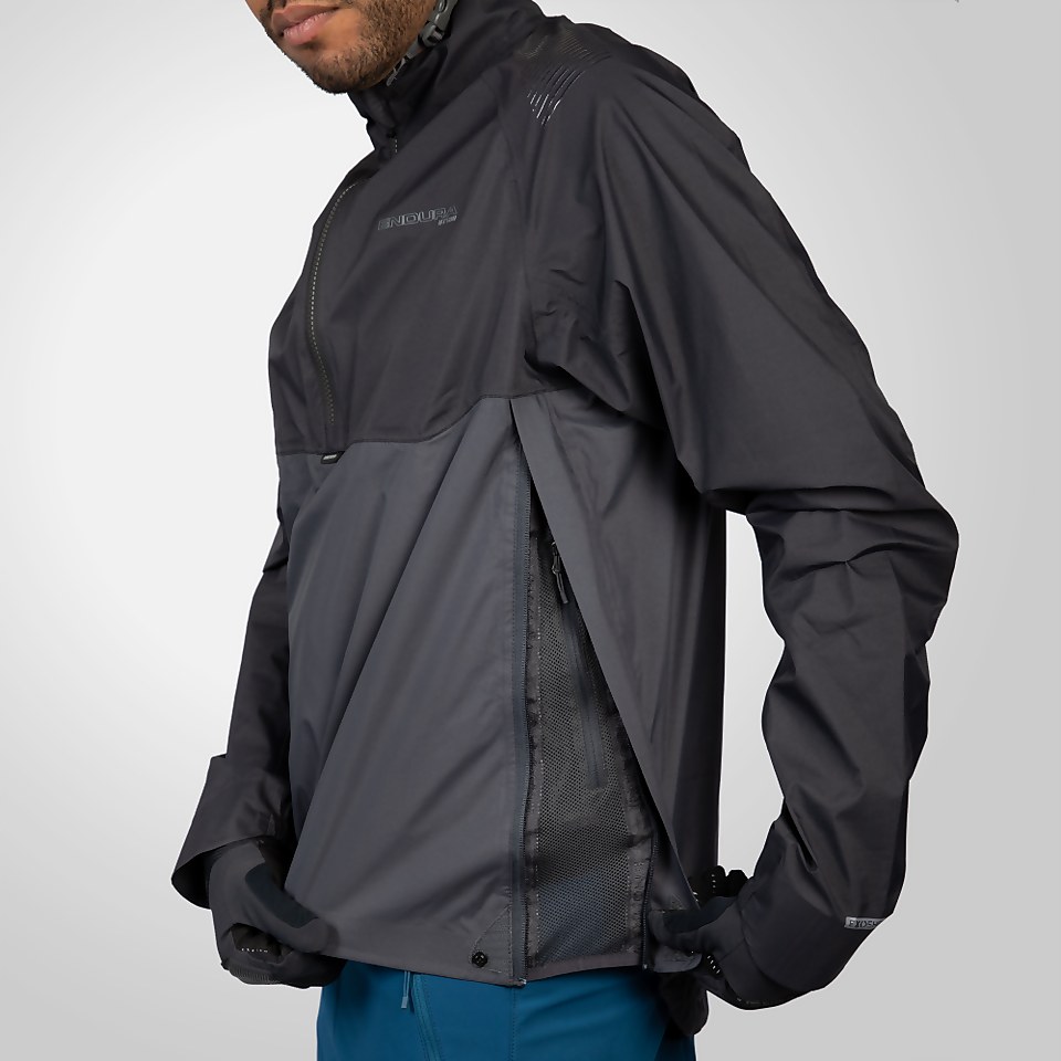 Men's MT500 Lite Pullover Waterproof Jacket - Black - M